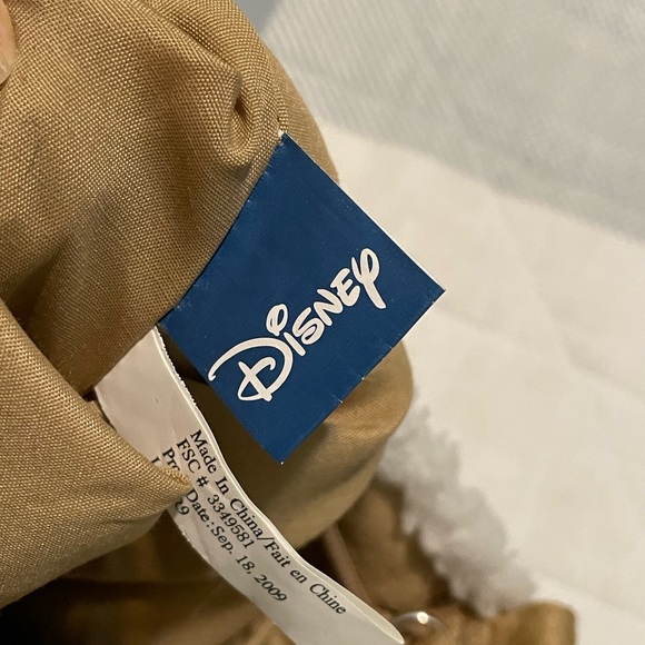 Vintage Y2K Disney Mickey Crossbody Bag Faux Suede/Shearling Adjustable Strap - Picture 4 of 8